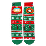 Odd Sox Men's Crew Socks - Cartman & Kenny Sweater (South Park)