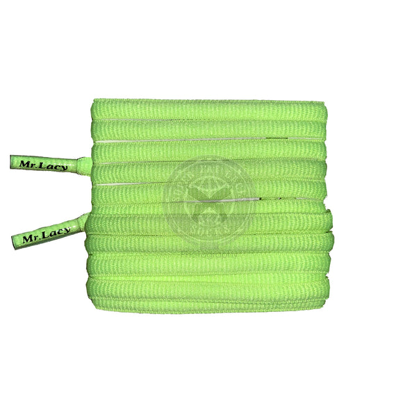 Mr Lacy Runnies Hydrophobic - Neon Lime Yellow Shoelaces