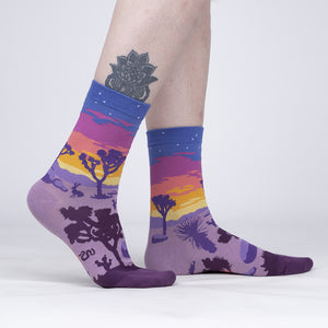 Sock It To Me Women's Crew Socks - Joshua Tree National Park