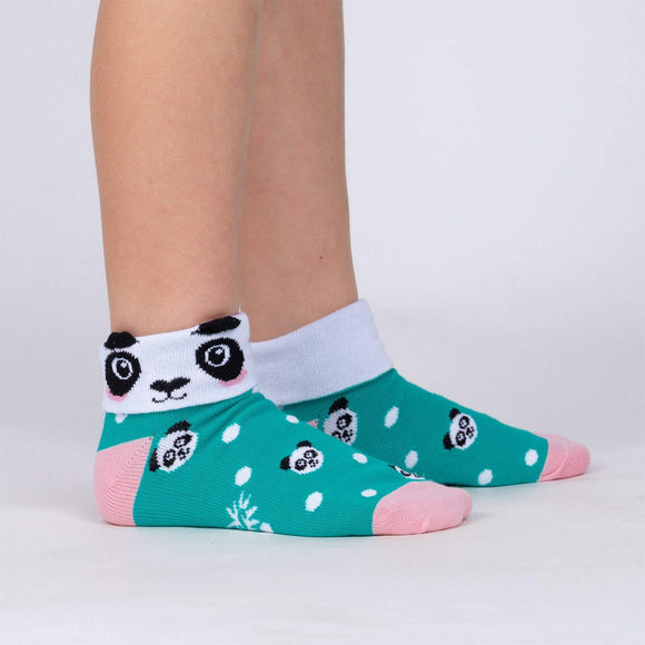 Sock It To Me Kids Crew Socks - Panda Pair (7-10 Years Old)