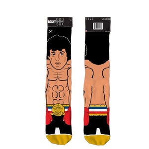 Odd Sox Men's Crew Socks - Rocky Balboa