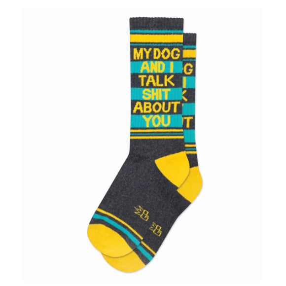 Gumball Poodle Ribbed Gym Socks – My Dog and I Talk Shit About You