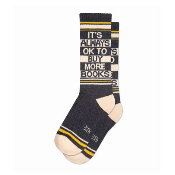 Gumball Poodle Ribbed Gym Socks – It's Always OK To Buy More Books