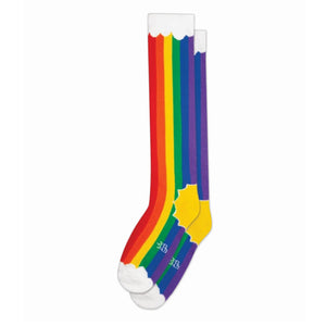Gumball Poodle Knee High Socks – Rainbow Clouds
