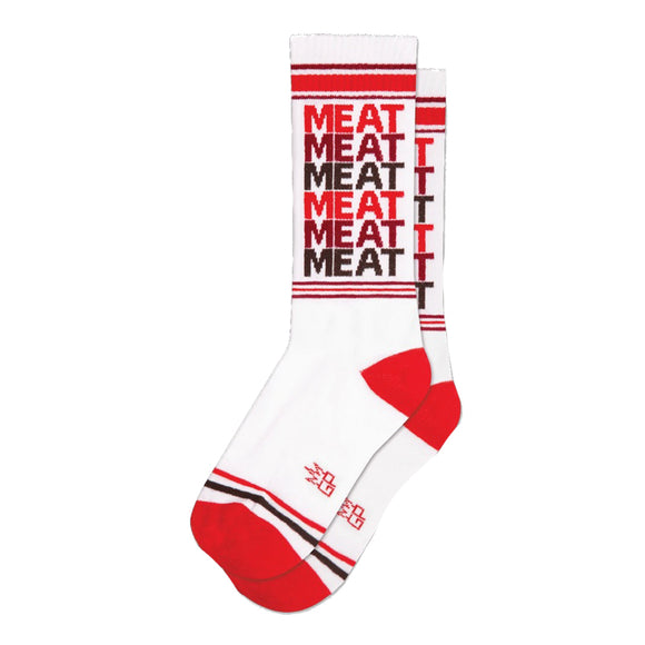 Gumball Poodle Ribbed Gym Socks – Meat
