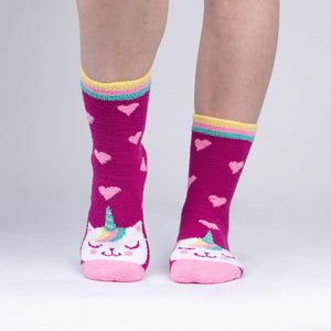 Sock It To Me Women's Slipper Socks - Mewnicorn