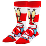 Odd Sox Men's Crew Socks - Mr Krabs (Spongebob)