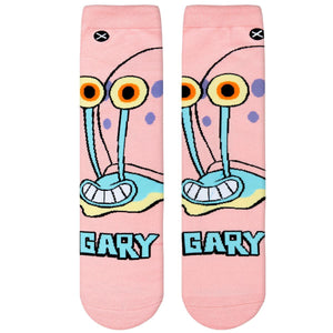 Odd Sox Men's Crew Socks - Gary the Snail (Spongebob)