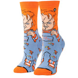Odd Sox Women's Crew Socks – Good Guy (Chucky)