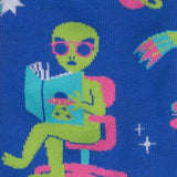Sock It To Me Women's Crew Socks - Intergalactic Reading List