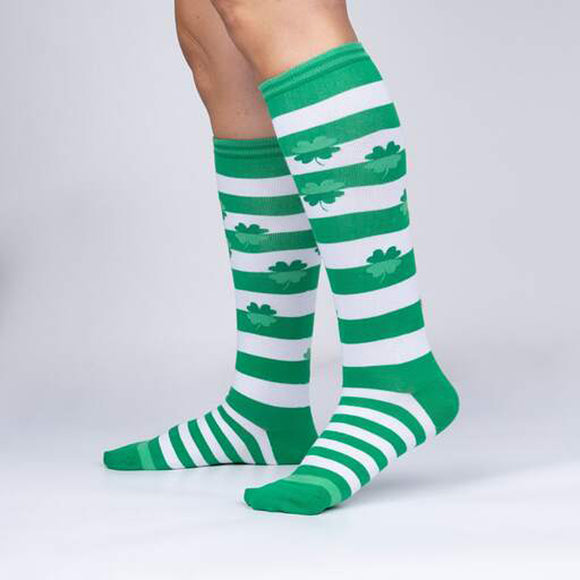 Sock It To Me Women's Knee High Socks - Lucky You