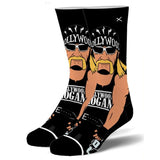 Odd Sox Men's Crew Socks - Hollywood Hogan (WWE)