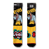 Odd Sox Men's Crew Socks - Elvis Rock N Roll