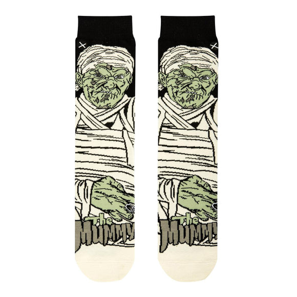Odd Sox Men's Crew Socks - Mummy (Universal Monsters)