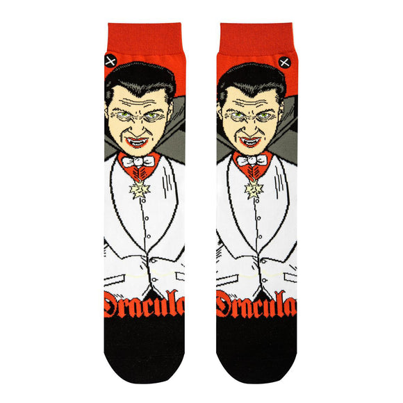 Odd Sox Men's Crew Socks - Dracula (Universal Monsters)