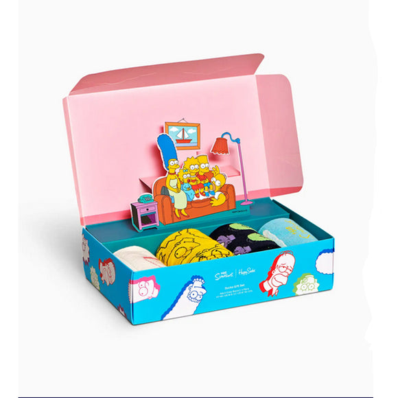 Happy Socks x The Simpsons Women's Gift Box - 4 Pack