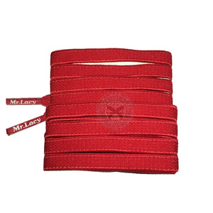 Mr Lacy Flexies - Red Flexible Shoelaces - 110cm Length
