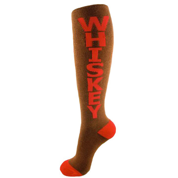 Gumball Poodle Unisex Knee High Socks - Whiskey