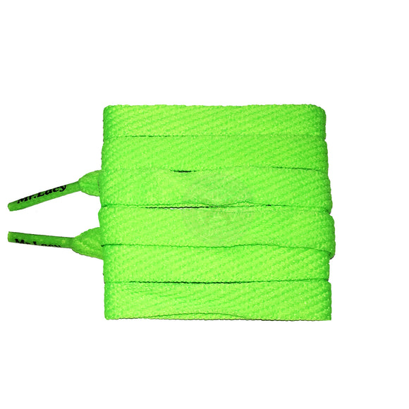 Mr Lacy Flatties - Neon Green Shoelaces