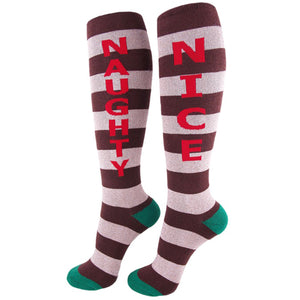 Gumball Poodle Unisex Knee High Socks - Naughty/Nice