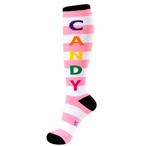 Gumball Poodle Unisex Knee High Socks - Candy