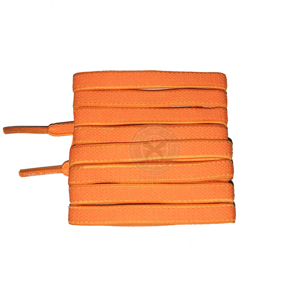 Mr Lacy Flexies - Bright Orange Flexible Shoelaces - 110cm Length