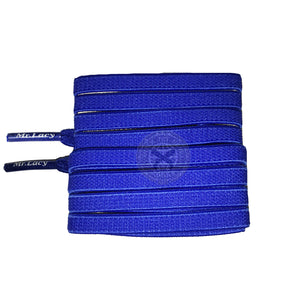 Mr Lacy Flexies - Royal Blue Flexible Shoelaces - 110cm Length