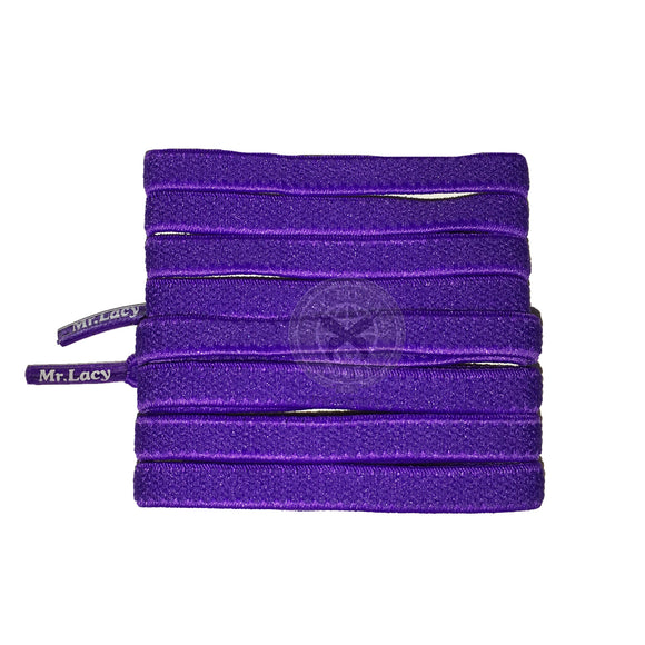 Mr Lacy Flexies - Violet Flexible Shoelaces - 110cm Length