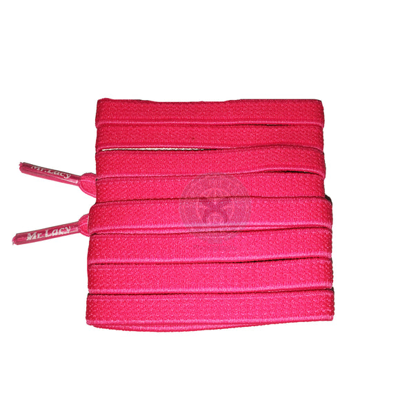 Mr Lacy Flexies - Neon Pink Flexible Shoelaces - 110cm Length