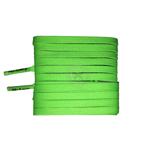 Mr Lacy Goalies - Neon Green Football Shoelaces