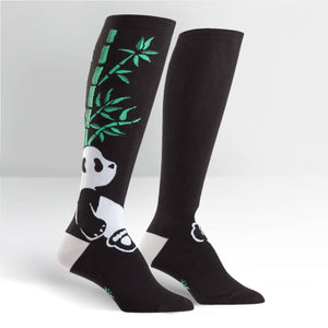 Sock It To Me Women's Funky Knee High Socks - Pandamonium