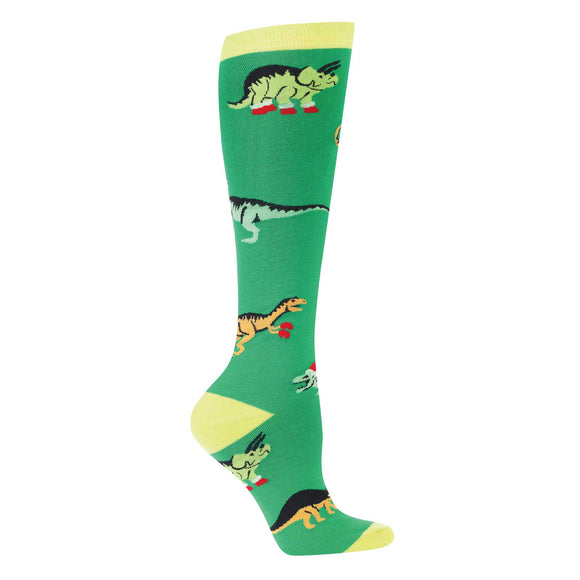 Sock It To Me Women's Knee High Socks - Santa Rex