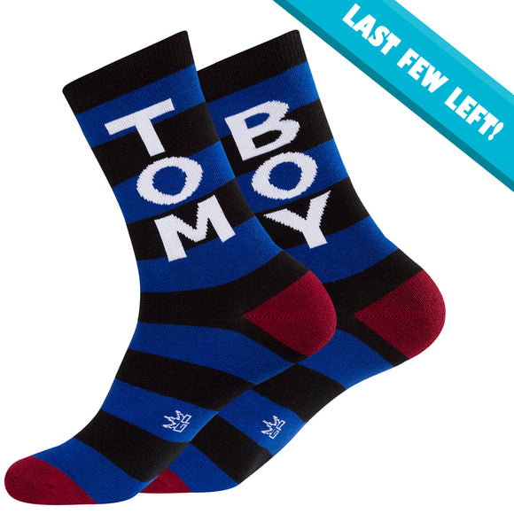 Gumball Poodle Unisex Crew Socks - Tom Boy